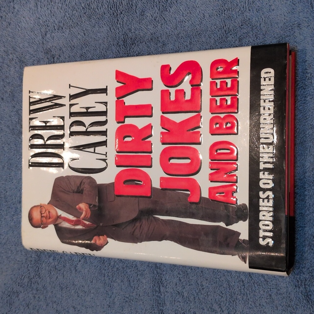 Drew Carey Dirty Jokes and Beer Hardback Book Copyright 1997